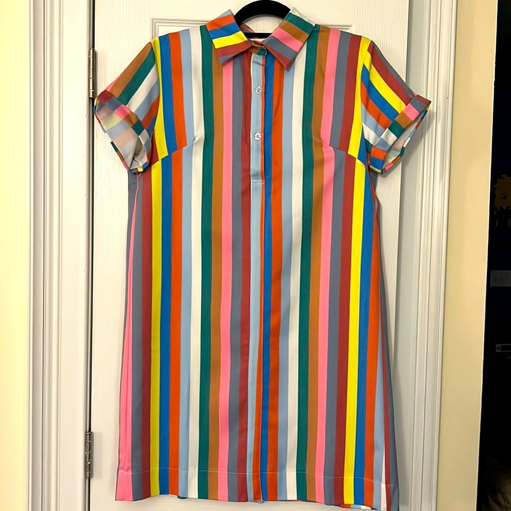 BNNW Arthur Jane Claire Striped Mini Shirtdress